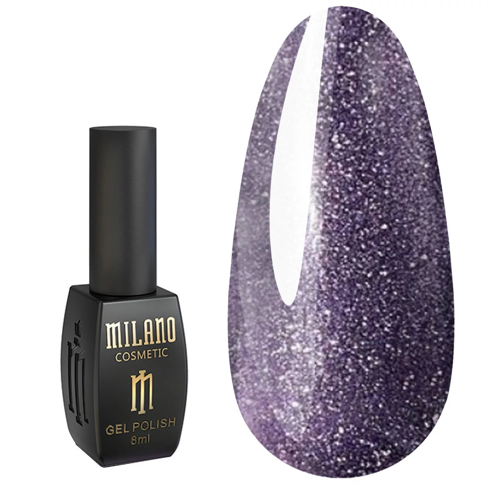 Гель-лак MILANO Cat Eyes Disco 07 фиолетовый 8 мл (2712000038485) - Фото №1