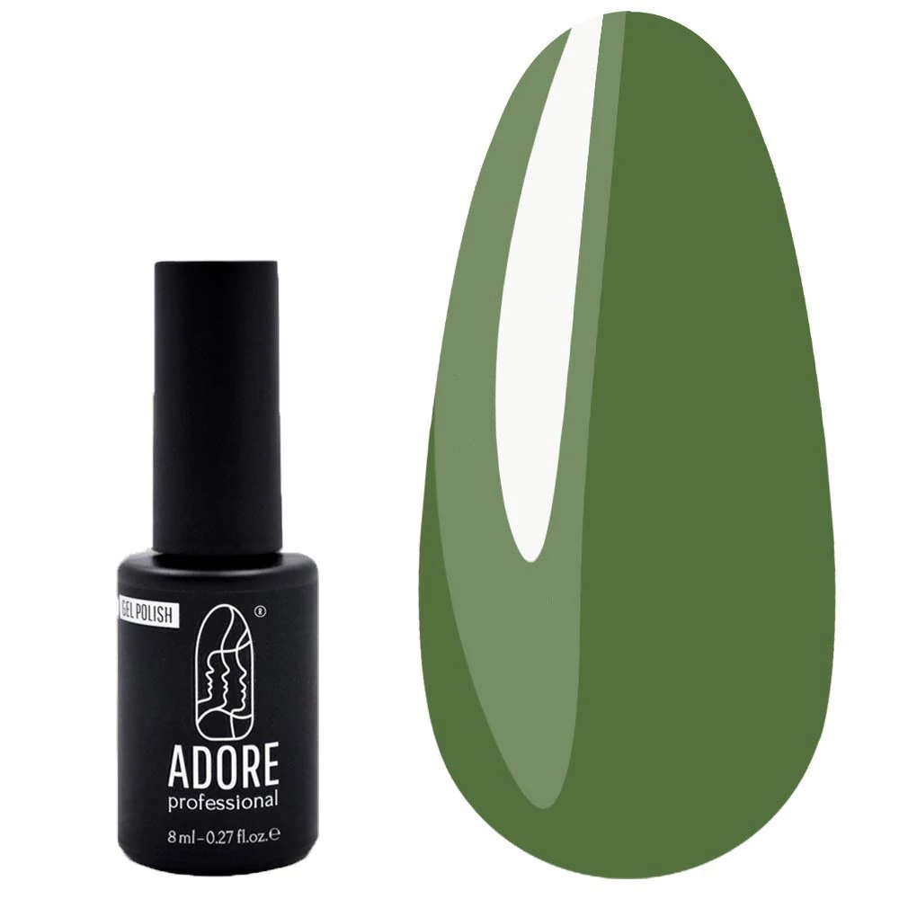Гель-лак ADORE №221 темно-оливковый 7,5 мл (2101010014976) - Фото №1