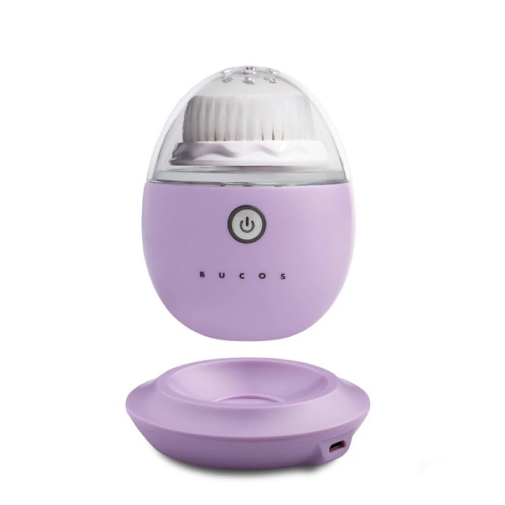 Щетка для очищения лица 3 в 1-BUCOS Facial Cleansing Brush B1,лавандовый - Фото №1