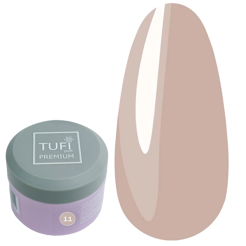 Гель для наращивания TUFI profi LED GEL 11 Sunset 30 г (0105852) - Фото №1
