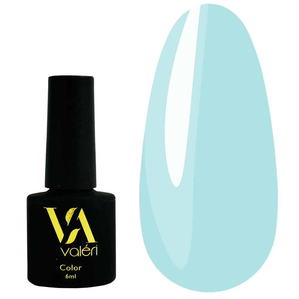 Гель-лак VALERI Color №046 зеленовато-голубой 6 мл (VA46) - Фото №1
