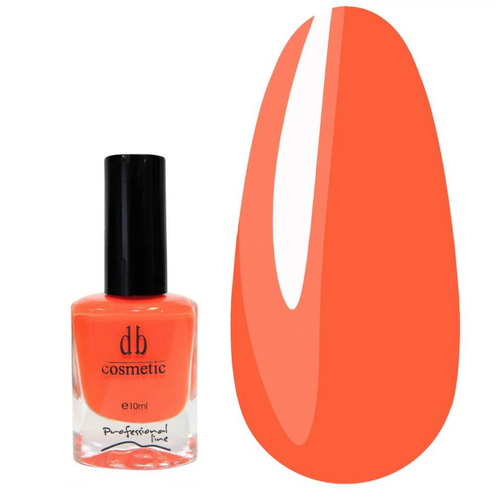 Лак для ногтей DB Cosmetic Prof Line яркий оранжевый 10 мл (00420) - Фото №1