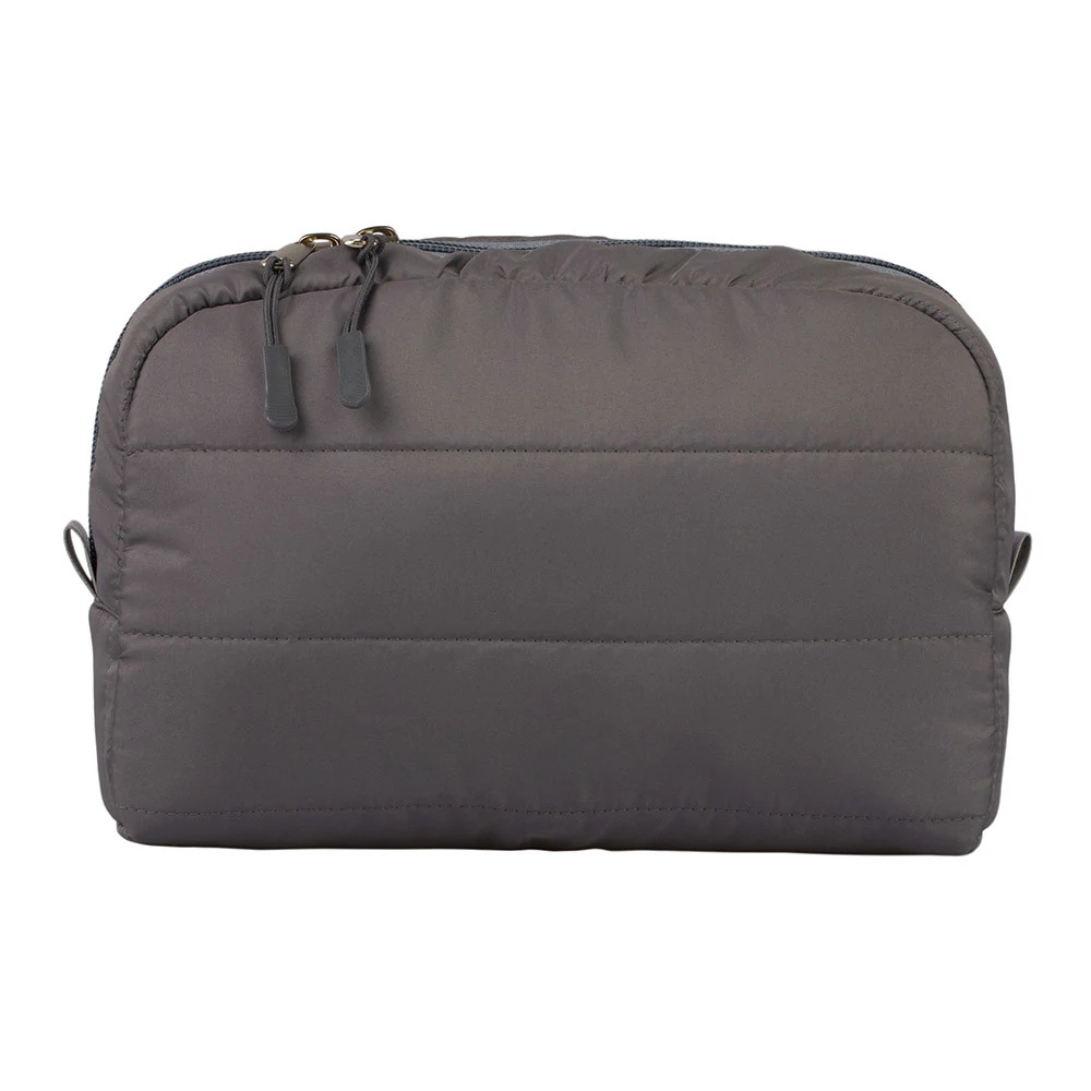 Косметичка TUFI profi PREMIUM Quilt стеганная серая (0121414) - Фото №1