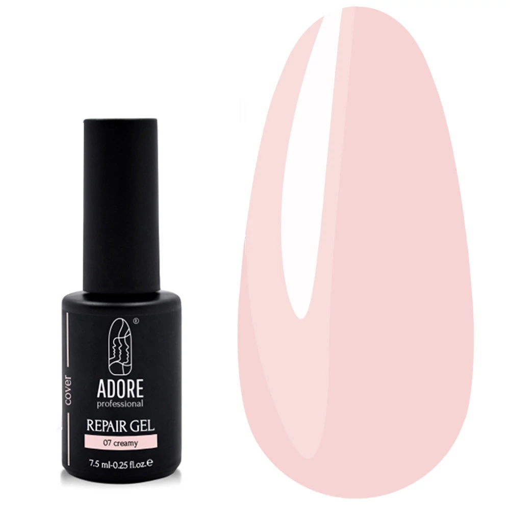 Гель камуфлирующий ADORE Repair Cover Gel №07 нежно-розовый 7,5 мл (2101050038727) - Фото №1