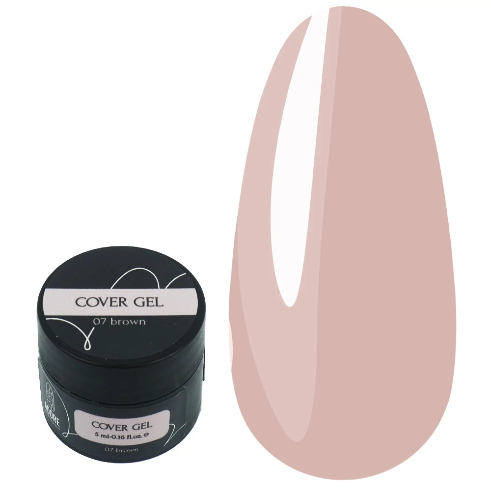 Гель ADORE BUILDER Cover Gel №07 коричневый 5 мл (2101050038932)