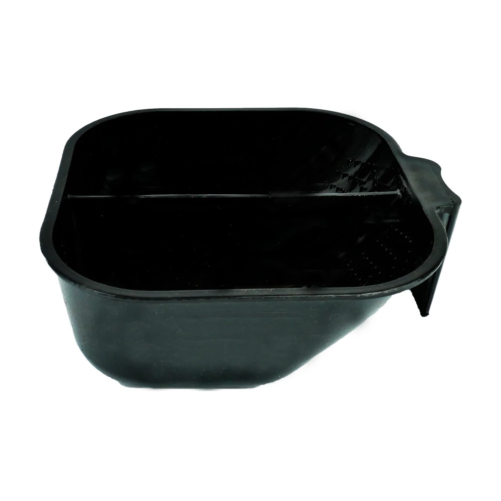 Миска YRE квадратная с ручкой черная двойная (М25212) - Фото №1