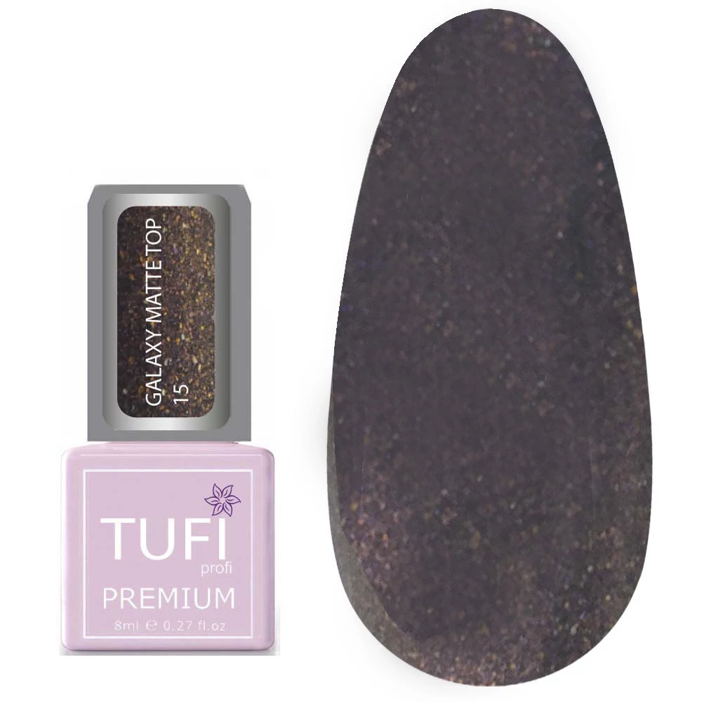 Топ TUFI profi GALAXY MATTE TOP 15 Цефей 8 мл (0133933) - Фото №1