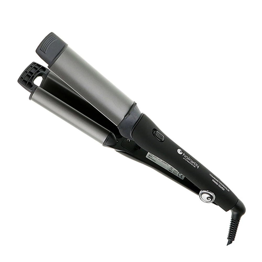 Плойка-волна HAIRWAY Deep Wave and Curling Iron Titanium-Tourmalin черный (4250395413121)