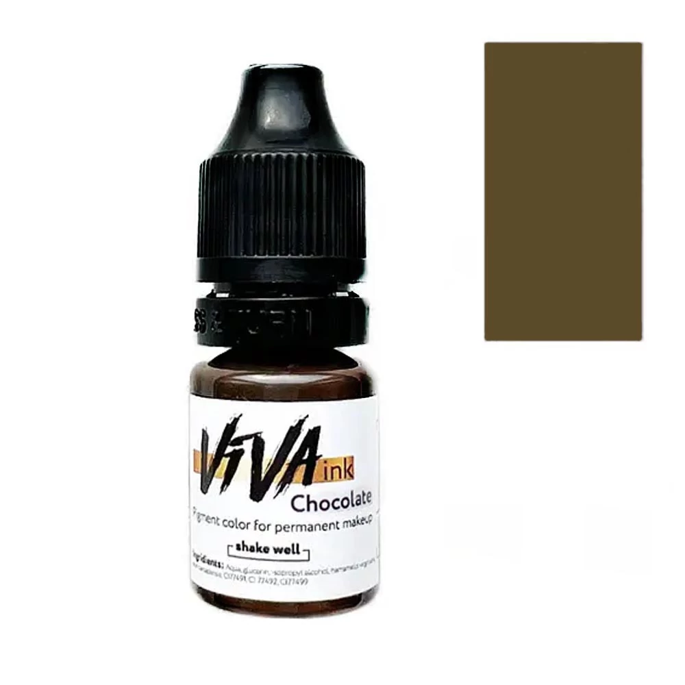 Пигмент Viva Brows 3 Chocolate для перманентного макияжа 6 мл (001918)