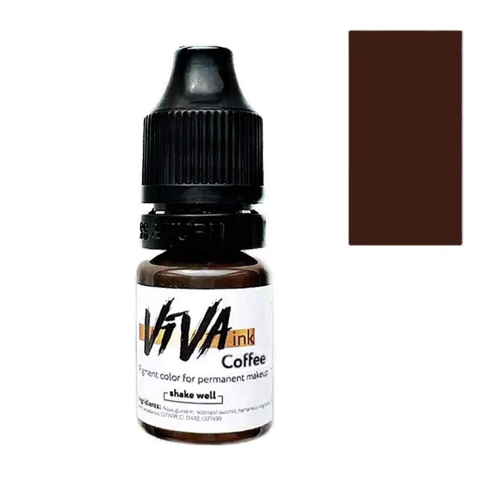 Пигмент Viva Brows 4 Coffee для перманентного макияжа 6 мл (001919)