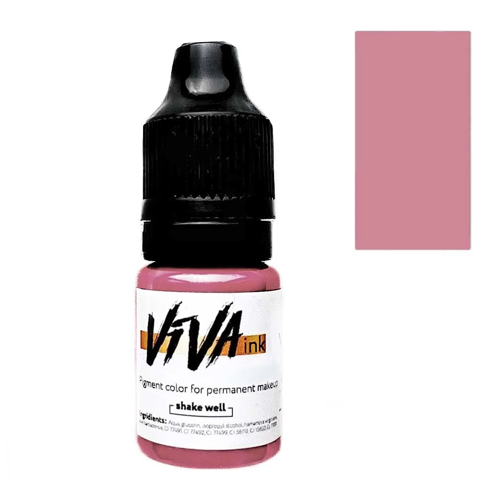 Пигмент Viva Lips 11 Dasty Rose для перманентного макияжа 6 мл (001913)