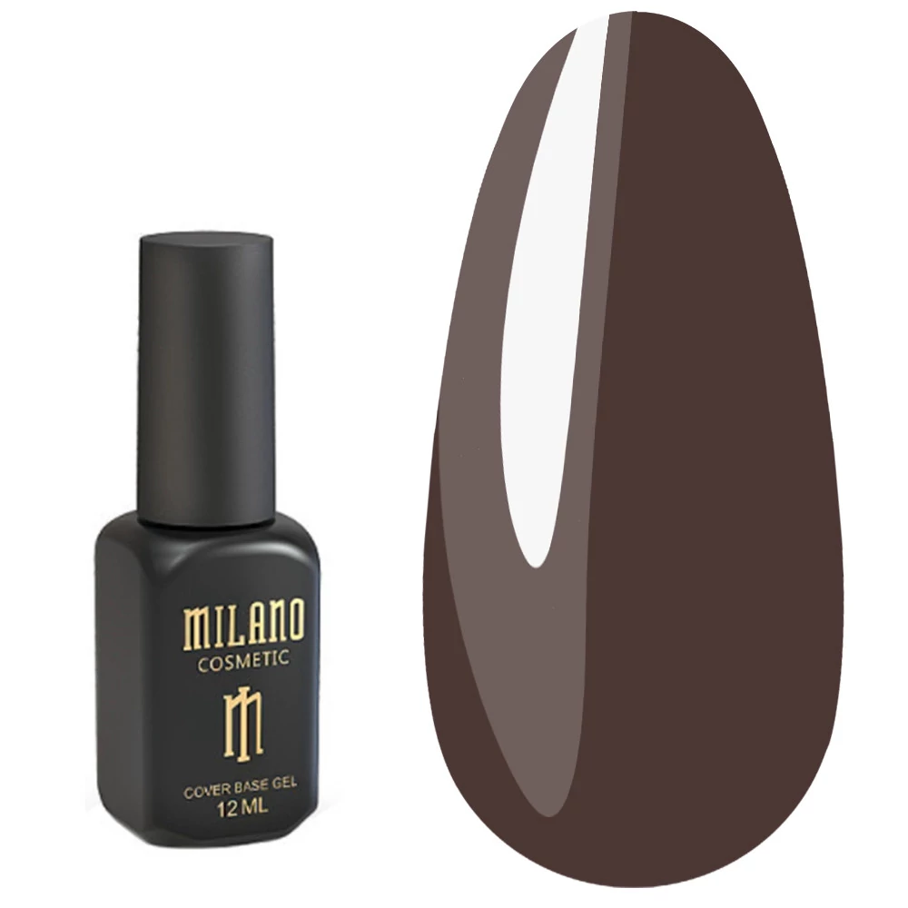 Камуфлирующая база MILANO Cover №39 темно коричневый 12 мл (2712000046053)