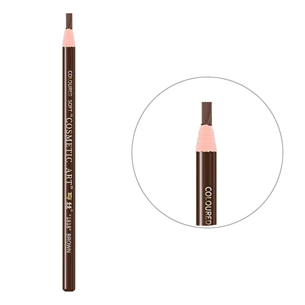 Карандаш для татуажа бровей Cosmetic art 1818-07 серо-коричневый (004107) - Фото №1