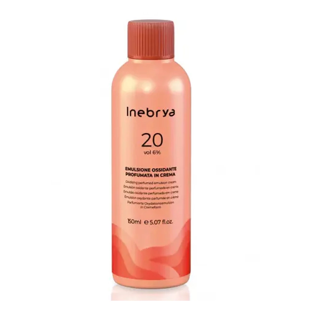 Парфюмерная окислительная эмульсия (окисник) INEBRYA Color 20 Vol Oxidizing Perfumed Emulsion Cream 6% 150 мл (8008277263007) - Фото №1