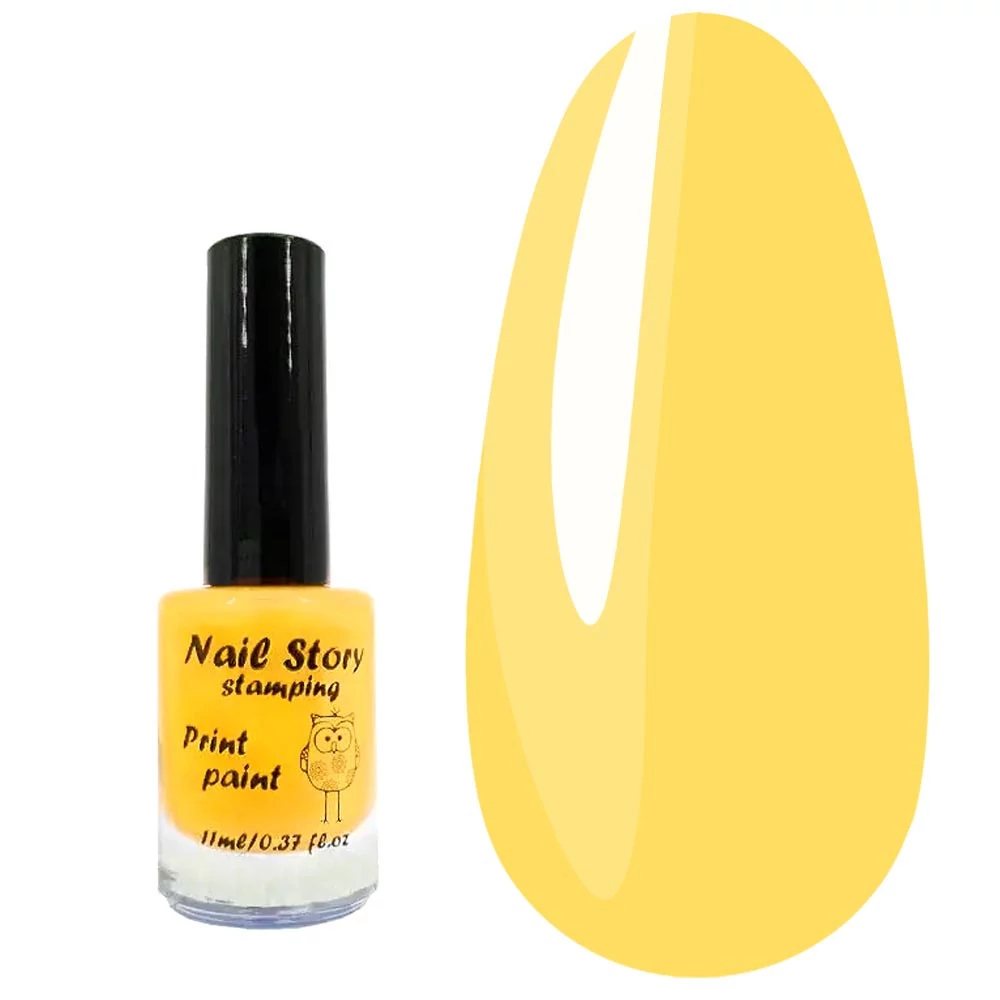Лак для стемпинга NAIL STORY №13 солнечный (PP13)