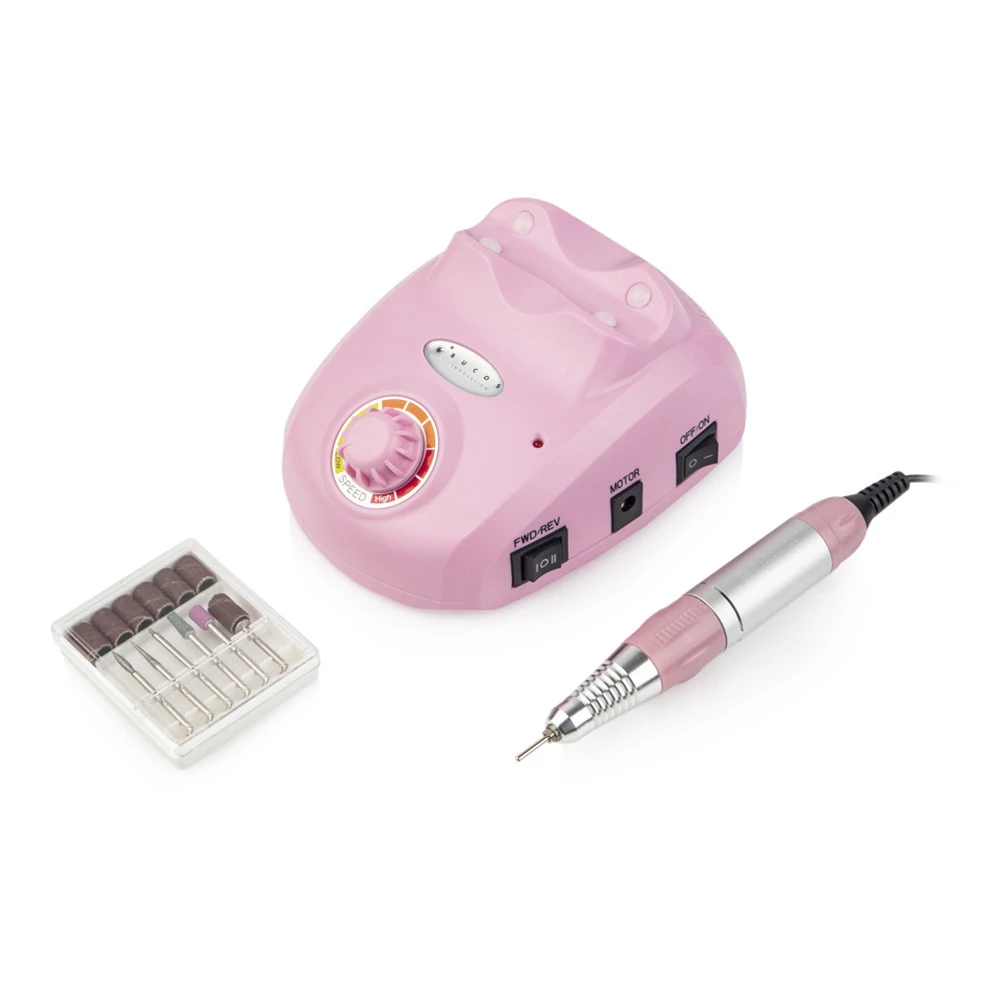 Фрезер BUCOS ZS-603 PRO PINK 35000/45W+ 6 покращених фрез - Фото №1