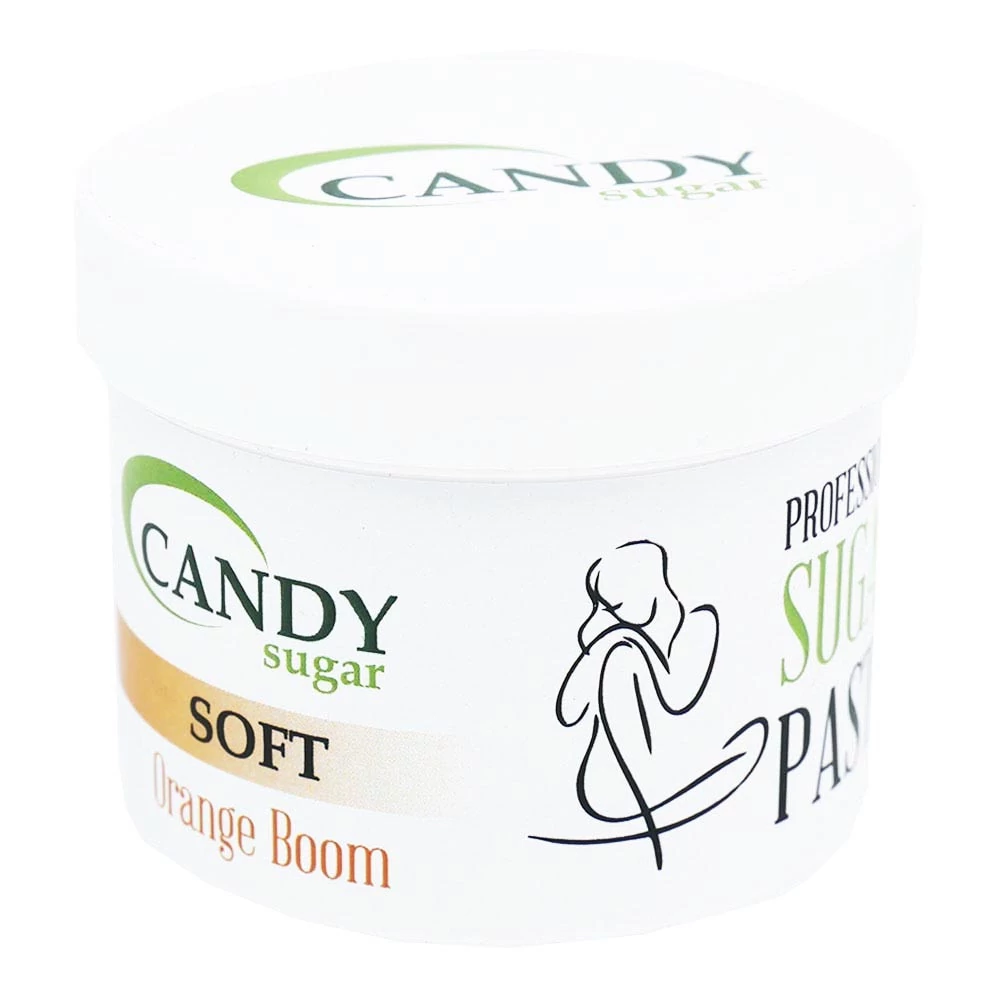 Сахарная паста для шугаринга Candy Orange Boom SOFT оранжевая 100 г