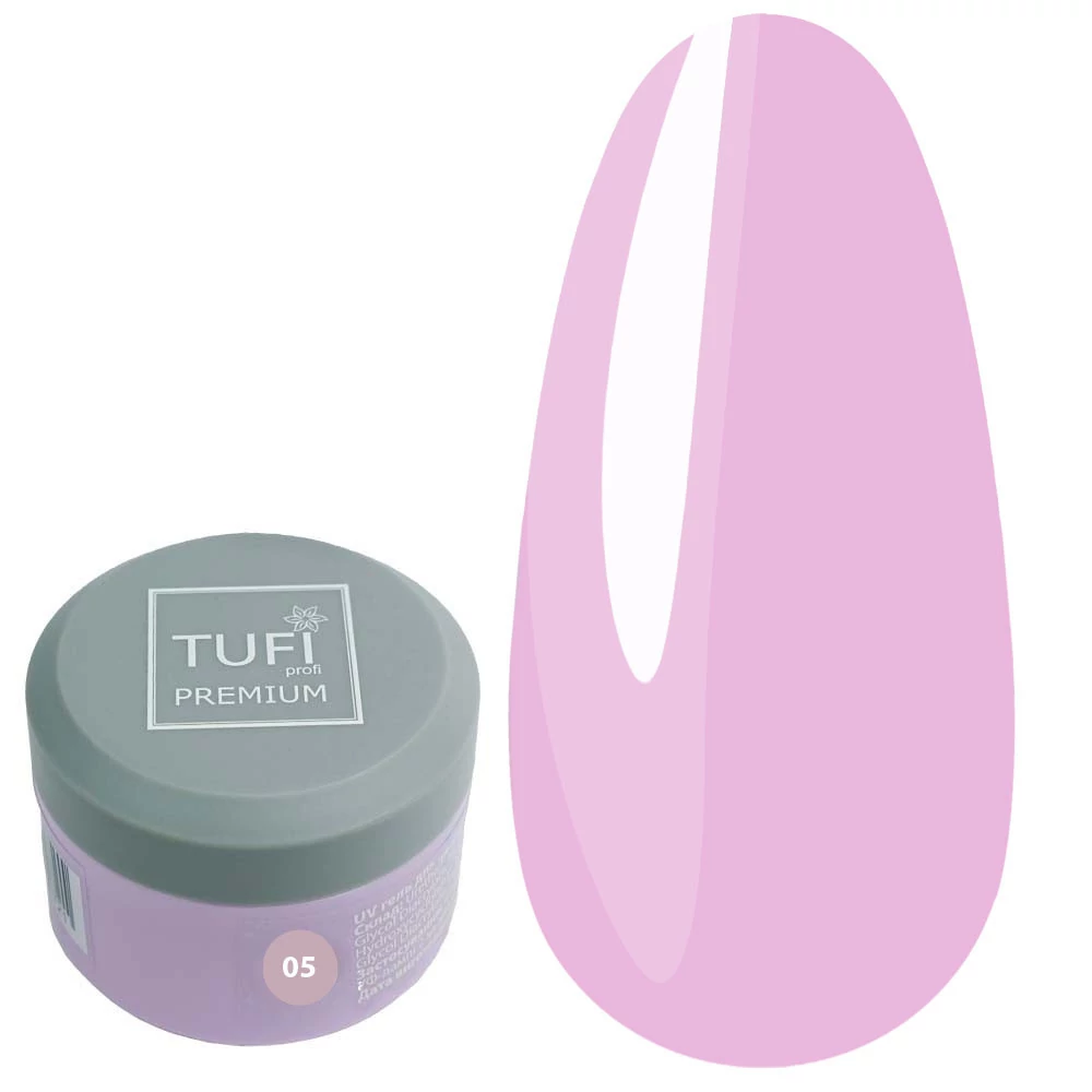Гель для наращивания TUFI profi BUILDER GEL 05 Tender 15 г (0202586) - Фото №1