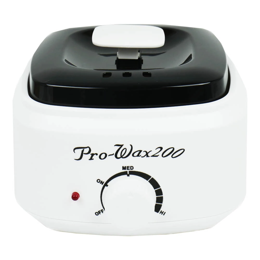 Воскоплав баночный  Pro Wax 200 - белый c черной крышкой 400 мл - Фото №1