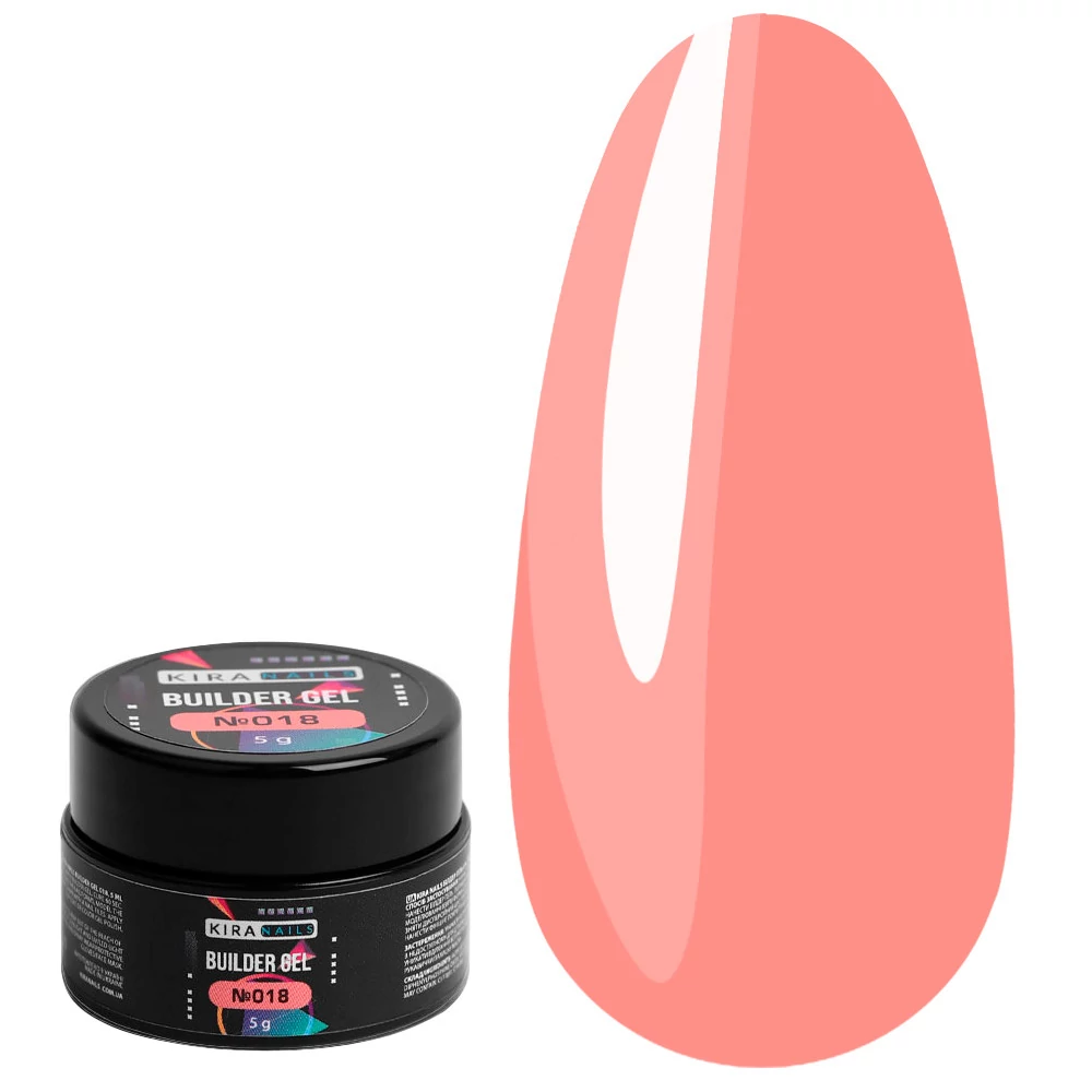 Конструирующий гель KIRA Nails Builder Gel №018 5 г (757052) - Фото №1