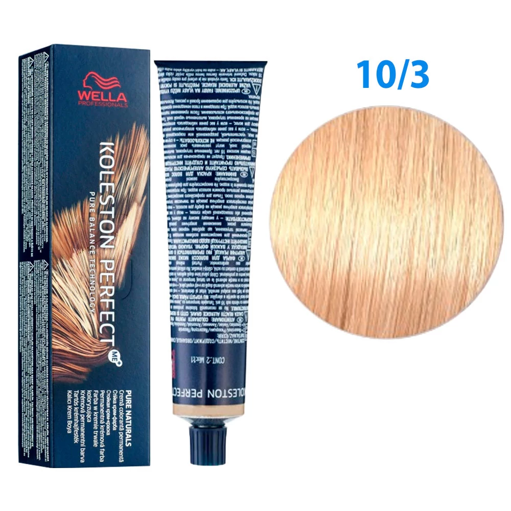 Краска для волос Wella Professionals Koleston № 10/3- купить в