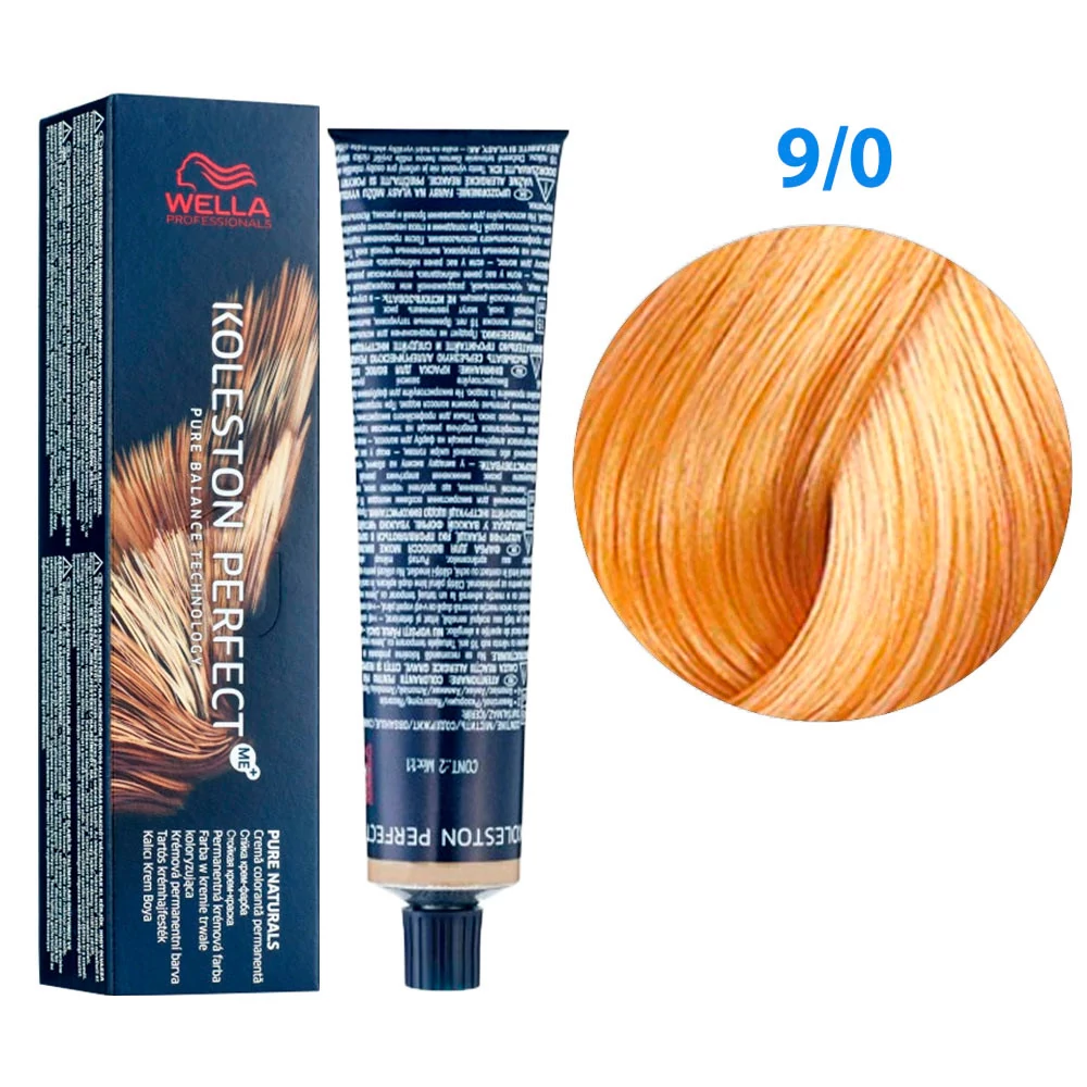 Краска для волос Wella Professionals Koleston Perfect № 9/0 яркий блонд pure naturals (8005610664248)