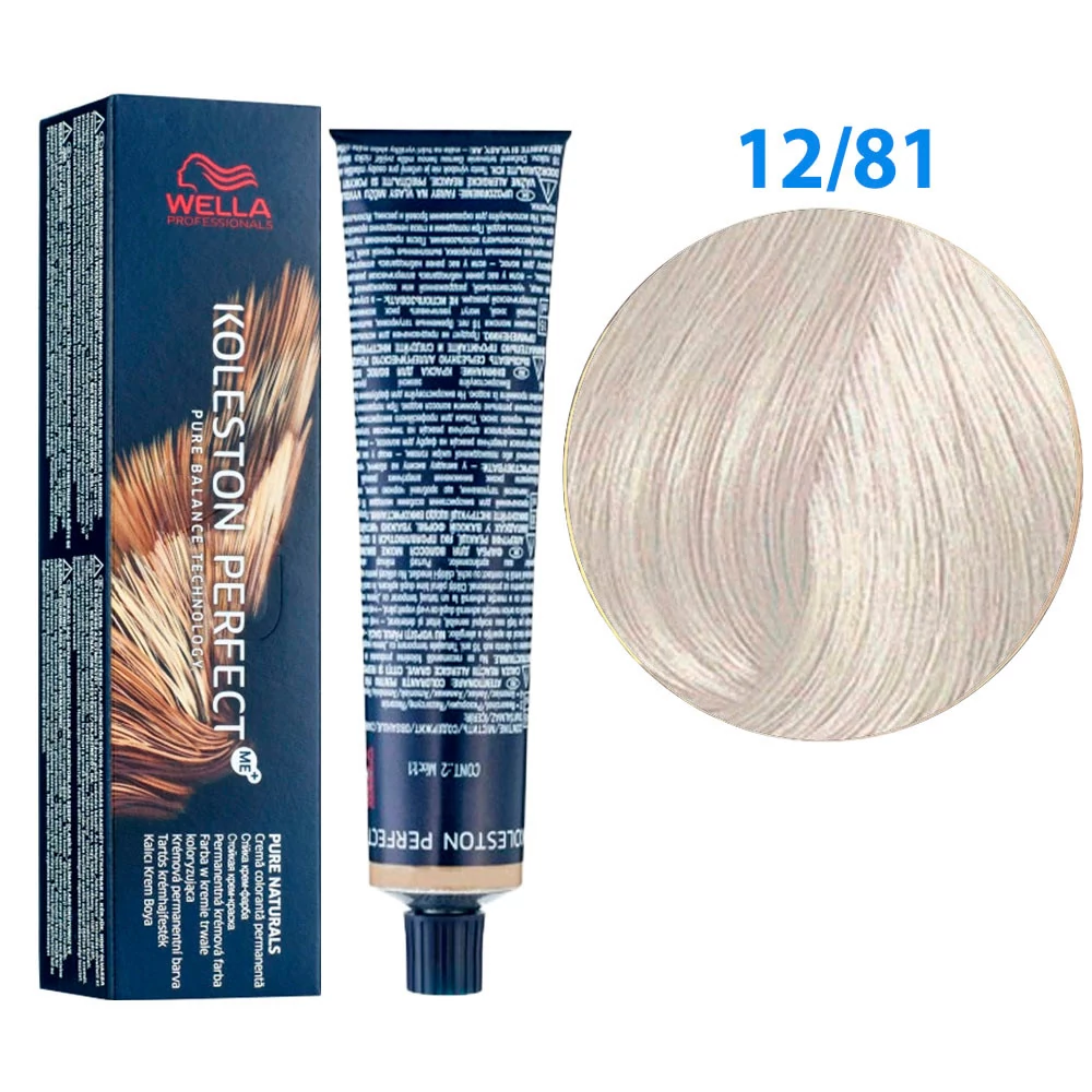Краска для волос Wella Professionals Koleston Perfect № 12/81 жемчужно-пепельный spesial blonde (8005610666716)