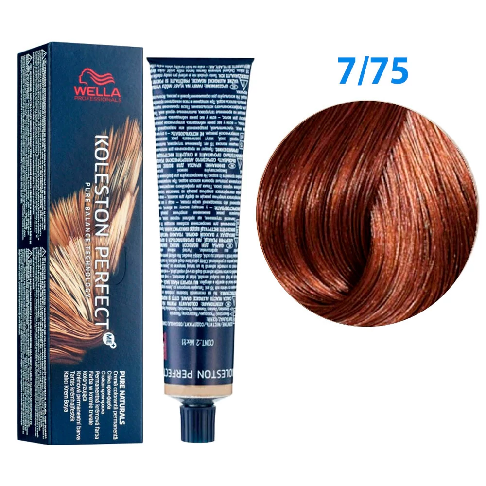 Краска для волос Wella Professionals Koleston Perfect № 7/75 светлый палисандр deep browns (8005610663050)