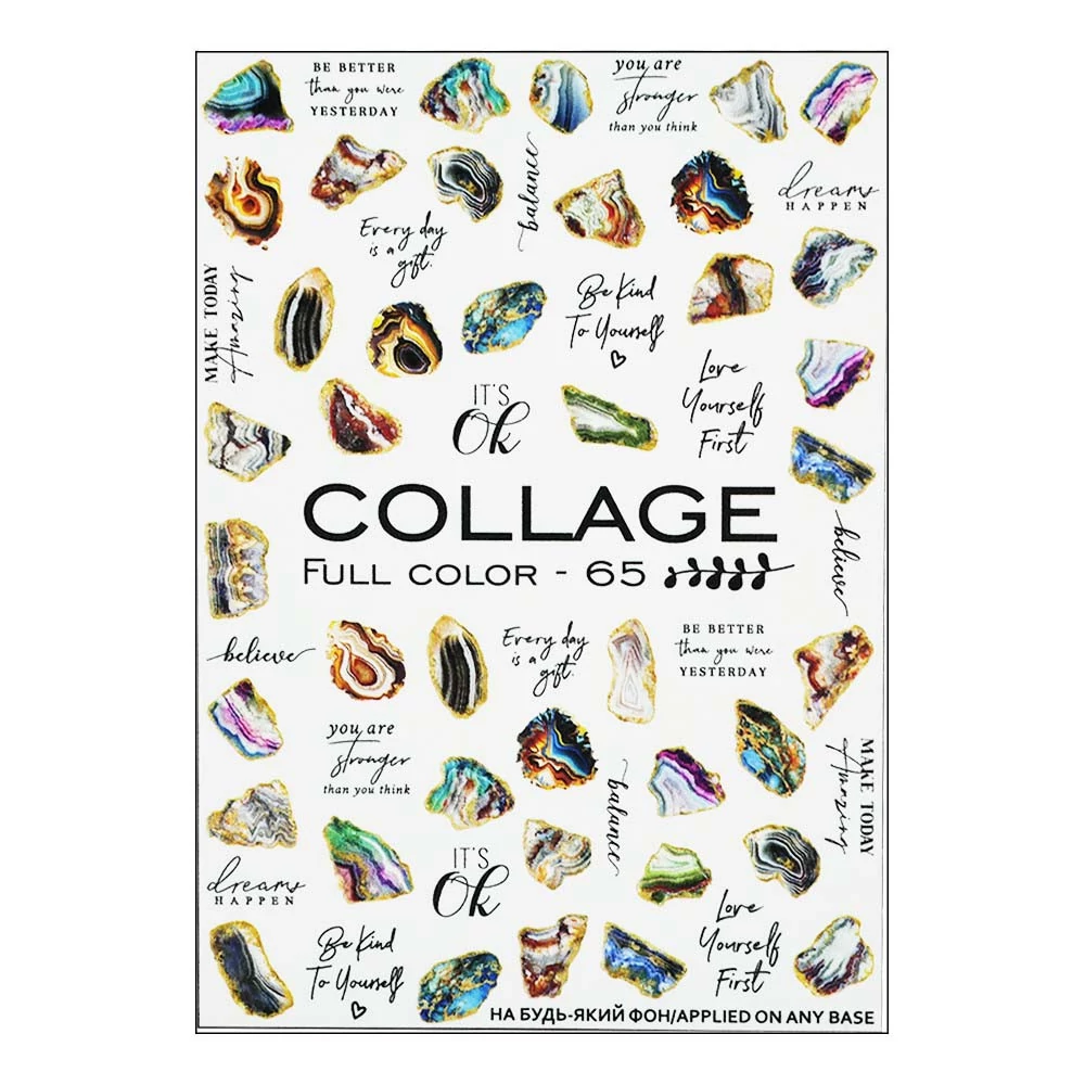 Слайдер дизайн Crystaloff Collage full color 65