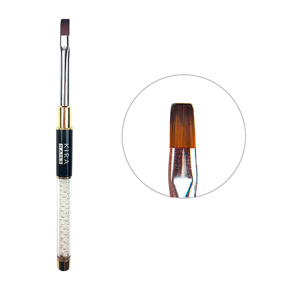 Кисть KIRA Gel flat 8 (Nylon) (511007)
