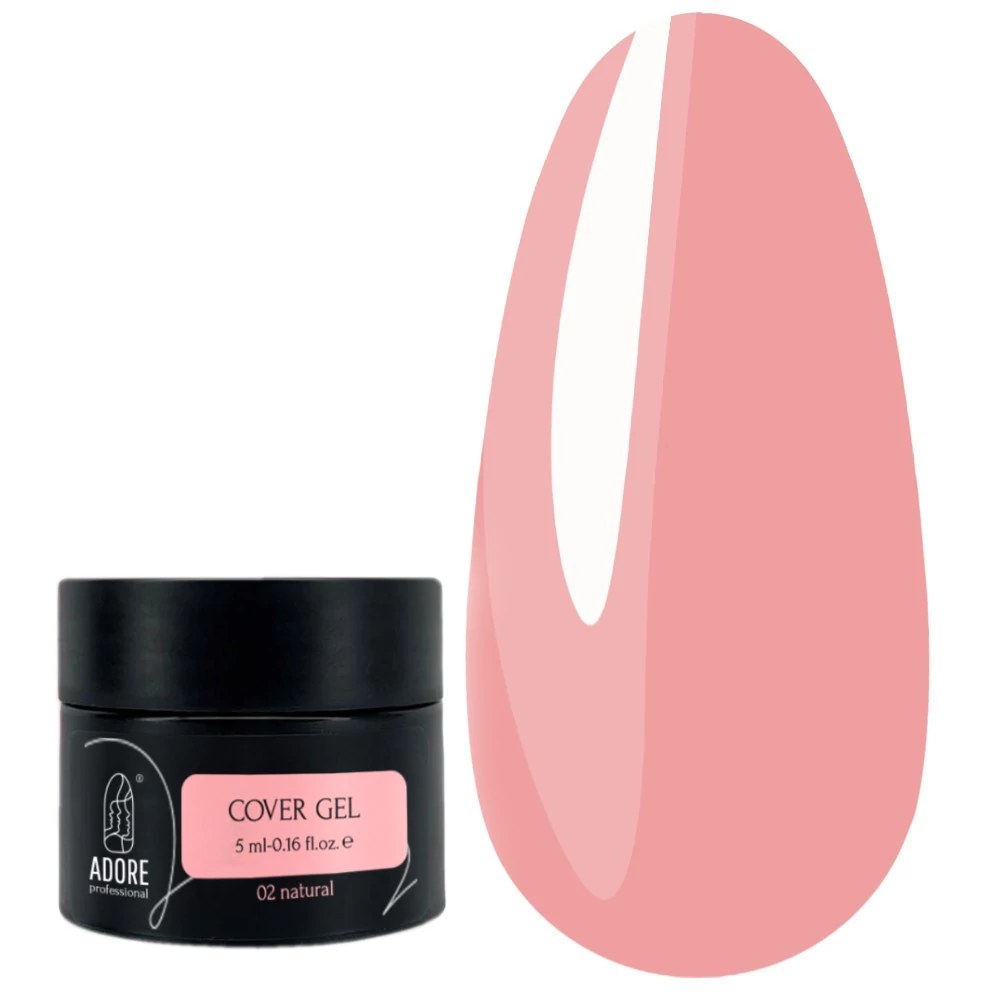 Гель для наращивания Adore Builder Gel cover нейтральный телесный 2, 5 г (2101110028224)