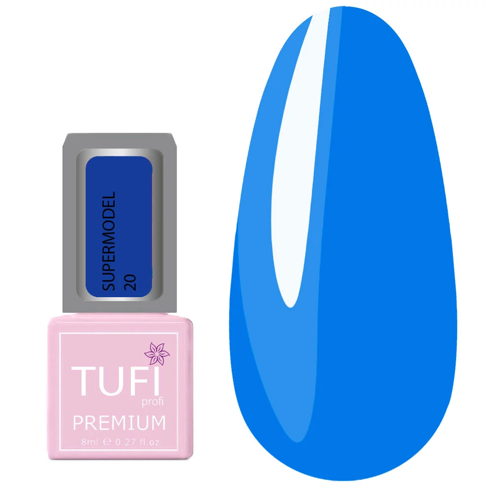 Гель-лак TUFI profi SUPERMODEL 20 Ясмин Неон 8 мл (0283766) - Фото №1