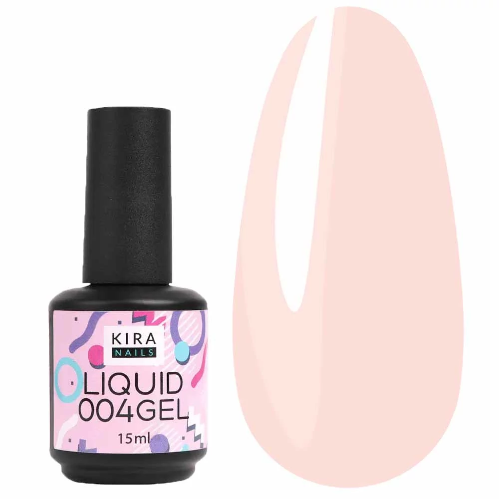 Гель KIRA Liquid Gel №004 (светло-розовый) 15 мл (867004) - Фото №1