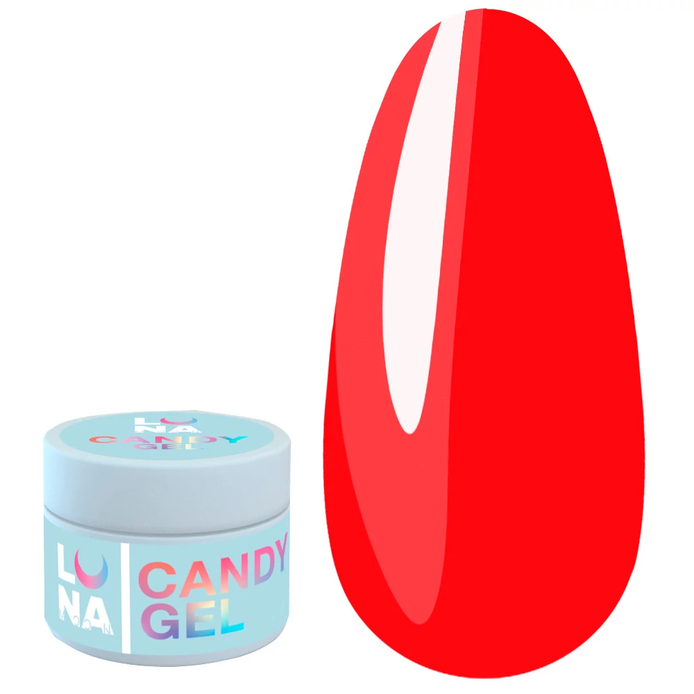 Гель LUNA Candy Gel №25 красный 15 мл (322-2562) - Фото №1