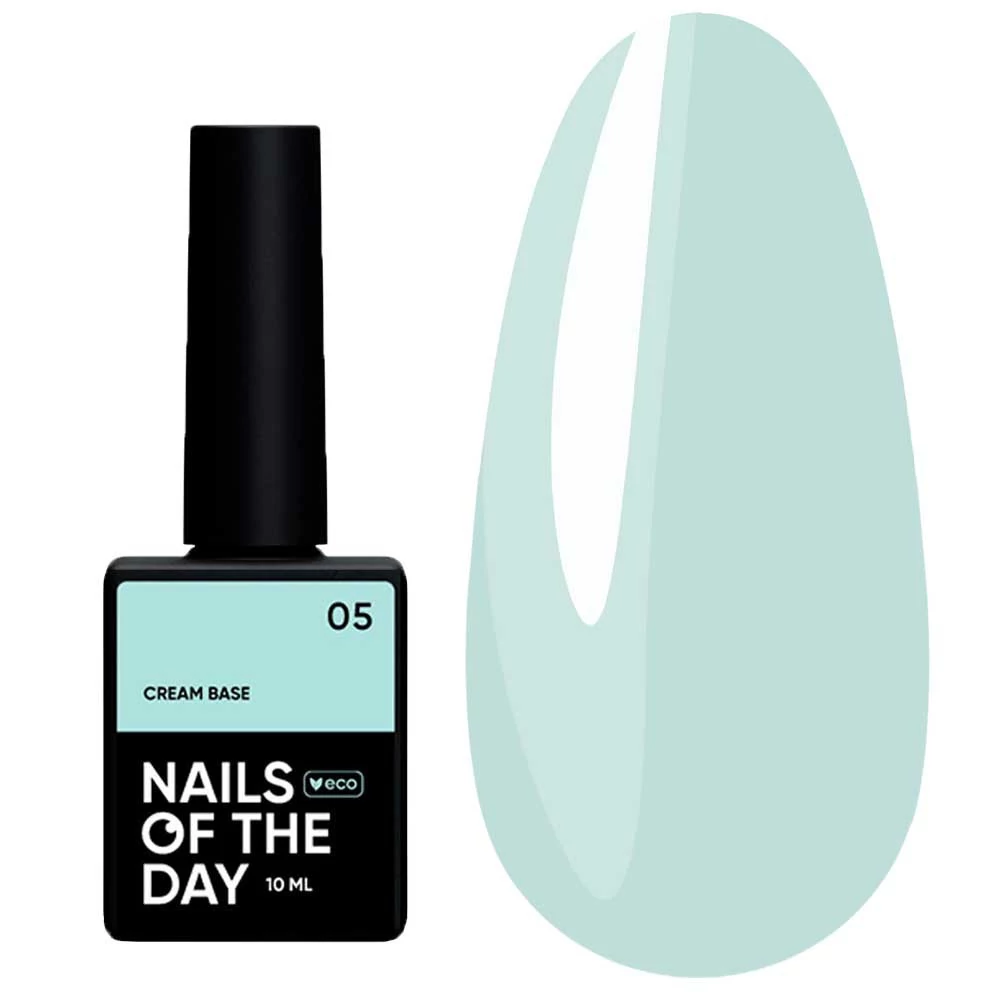 База NAILS OF THE DAY Cream №5 мятно-голубой 10 мл (u0000016876) - Фото №1