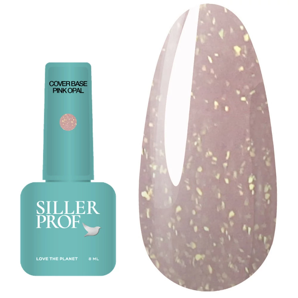 База SILLER Cover Opal розовый с золотым шиммером 8 мл (u0000006882) - Фото №1