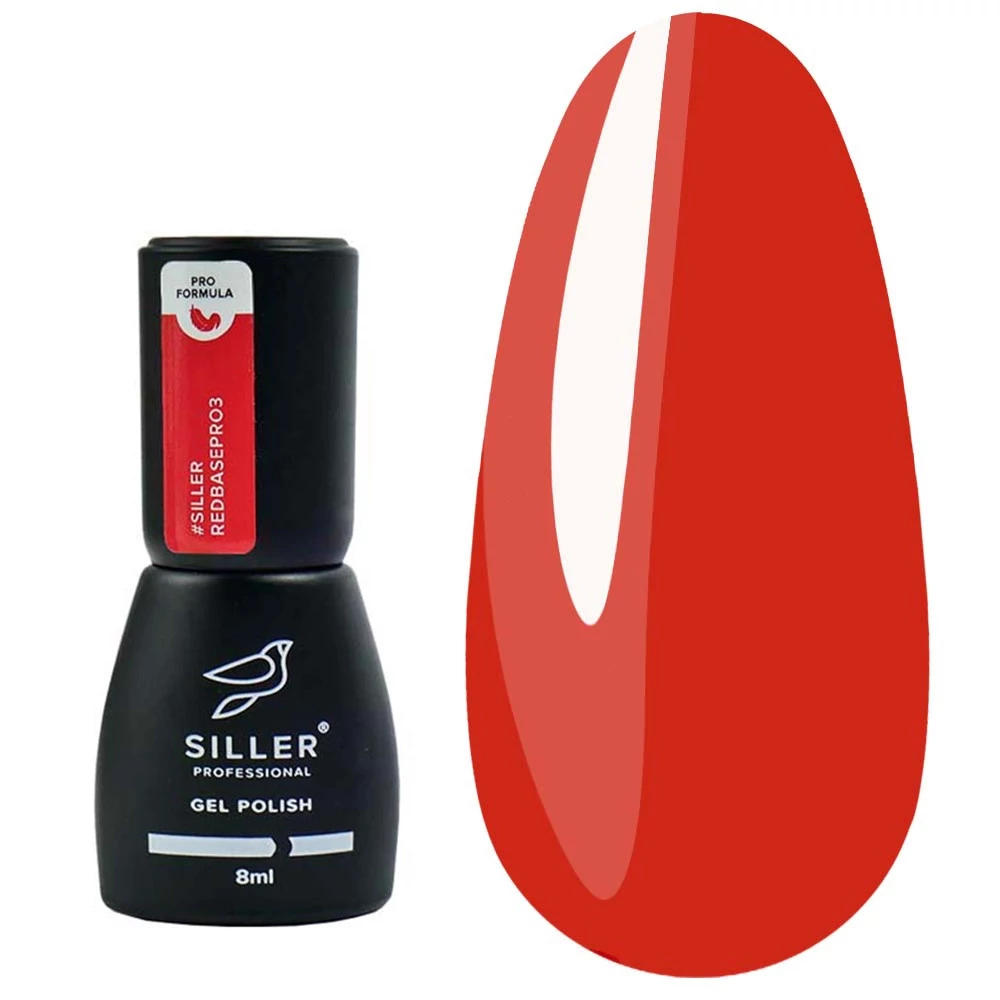 Цветная база SILLER RED PRO №03 морковный 8 мл (u0000010270) - Фото №1