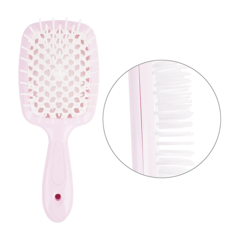 Расческа Janeke Superbrush Small нежно-розовый с белым (94SP234PNK) - Фото №1