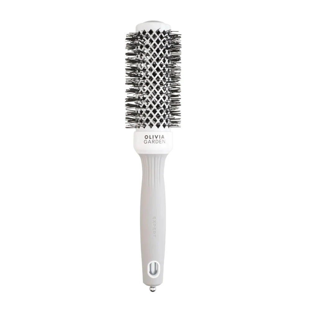 Термобрашинг OLIVIA GARDEN Expert Blowout Shine WHITE&GREY 35 (OGID2004)