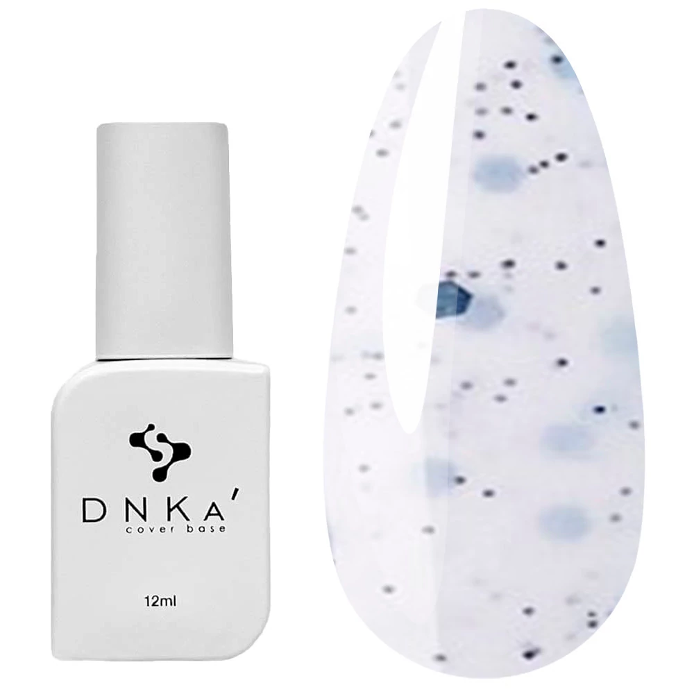 База DNKa Cover №0059 Smart молочный с синими хлопьями 12 мл (DNKA0059) - Фото №1