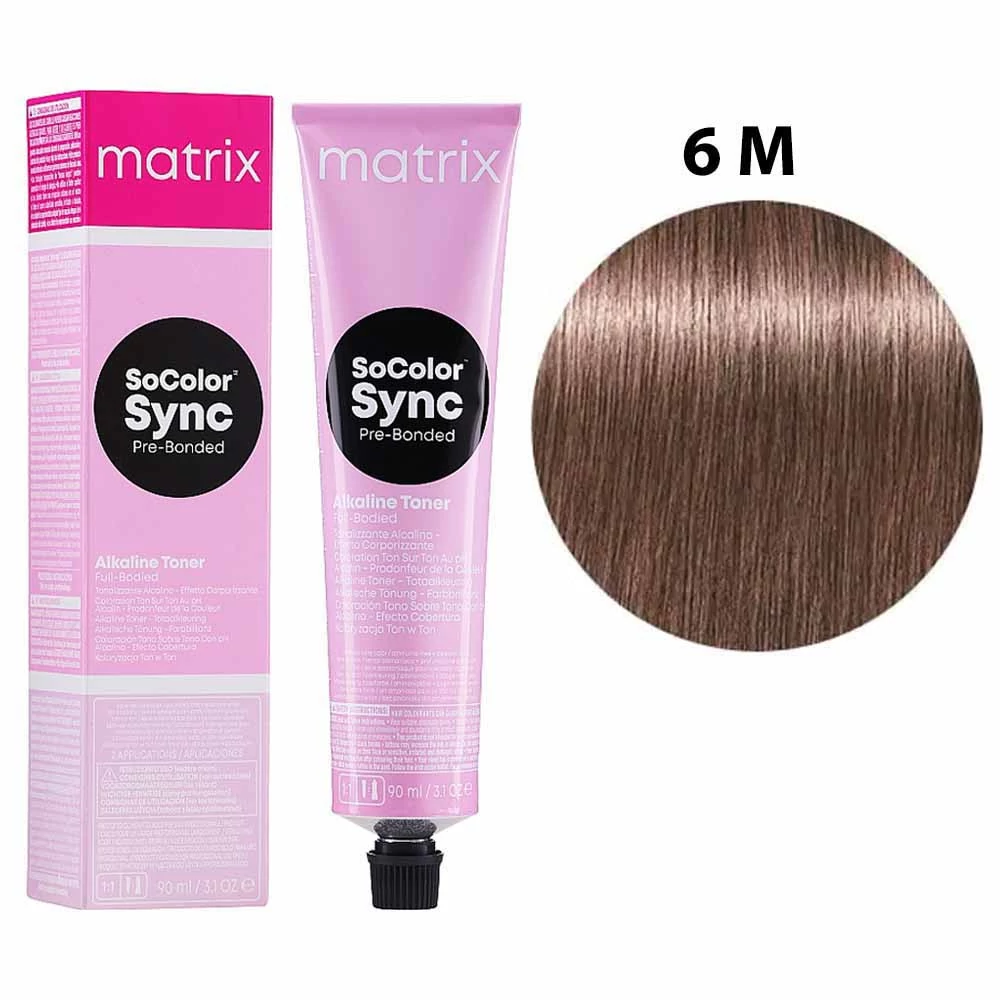 Краска для волос MATRIX SoColor Sync 6M 90 мл (3474636986064)