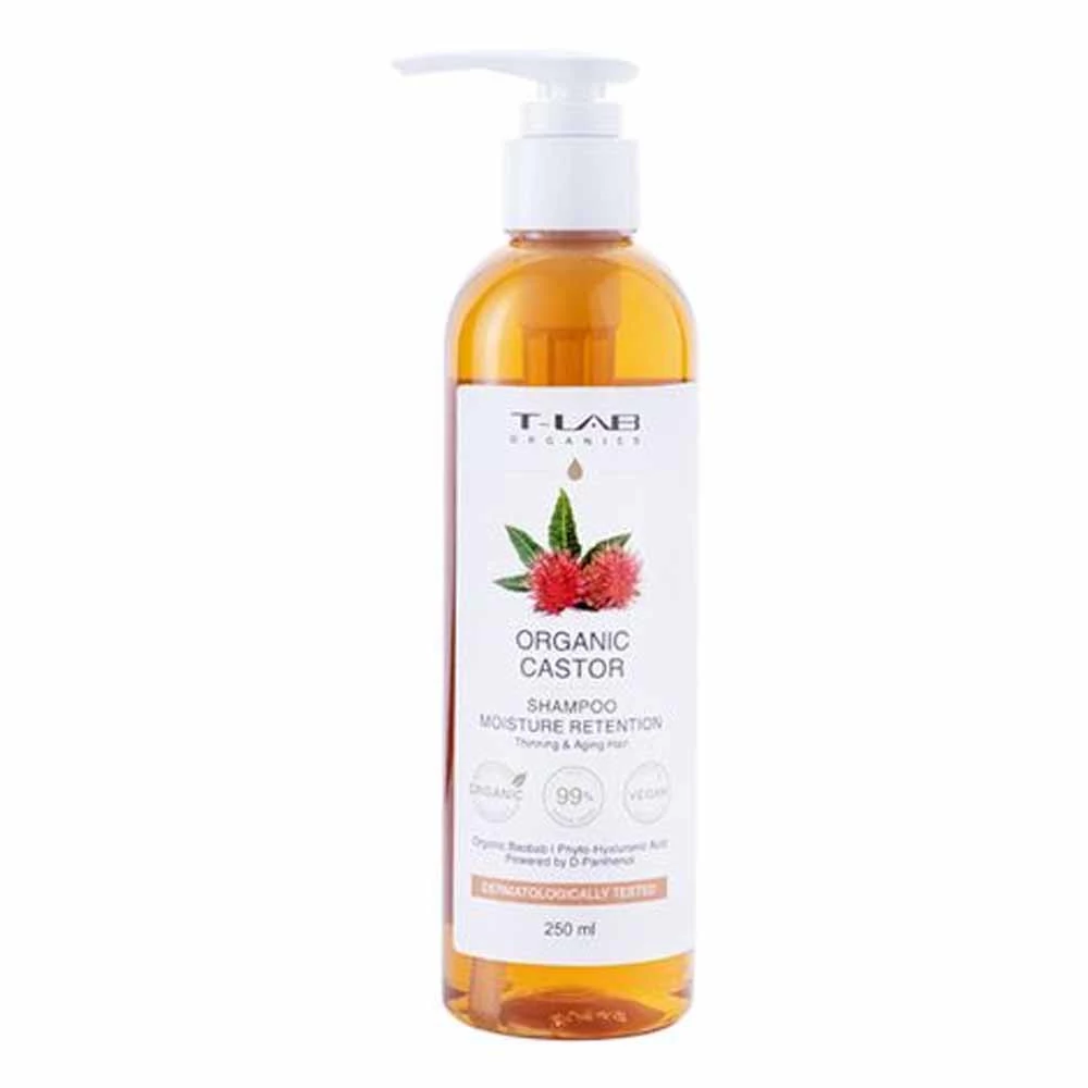 Шампунь T-Lab Organics Castor для тонких волос 250 мл (666146)
