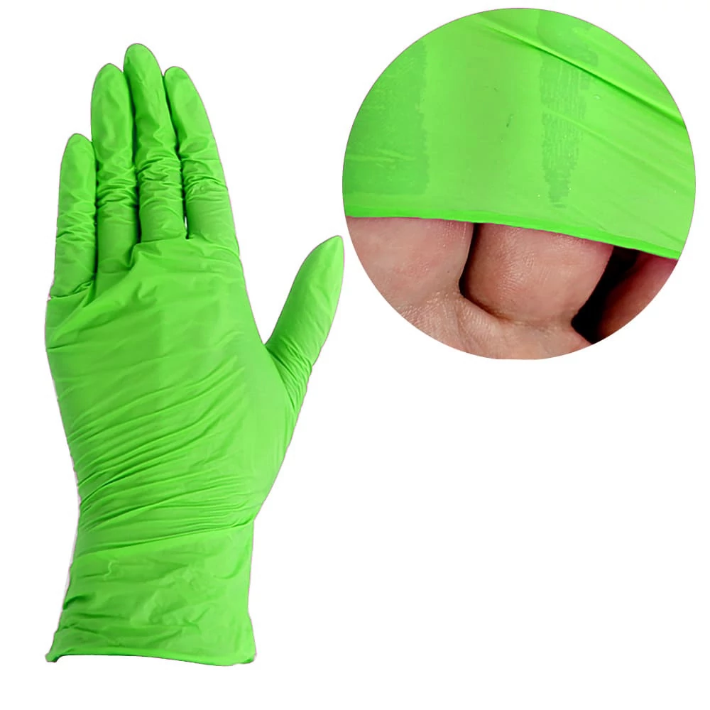 Перчатки MediOk Emerald зеленые нитриловые без талька S 100 шт - Фото №1