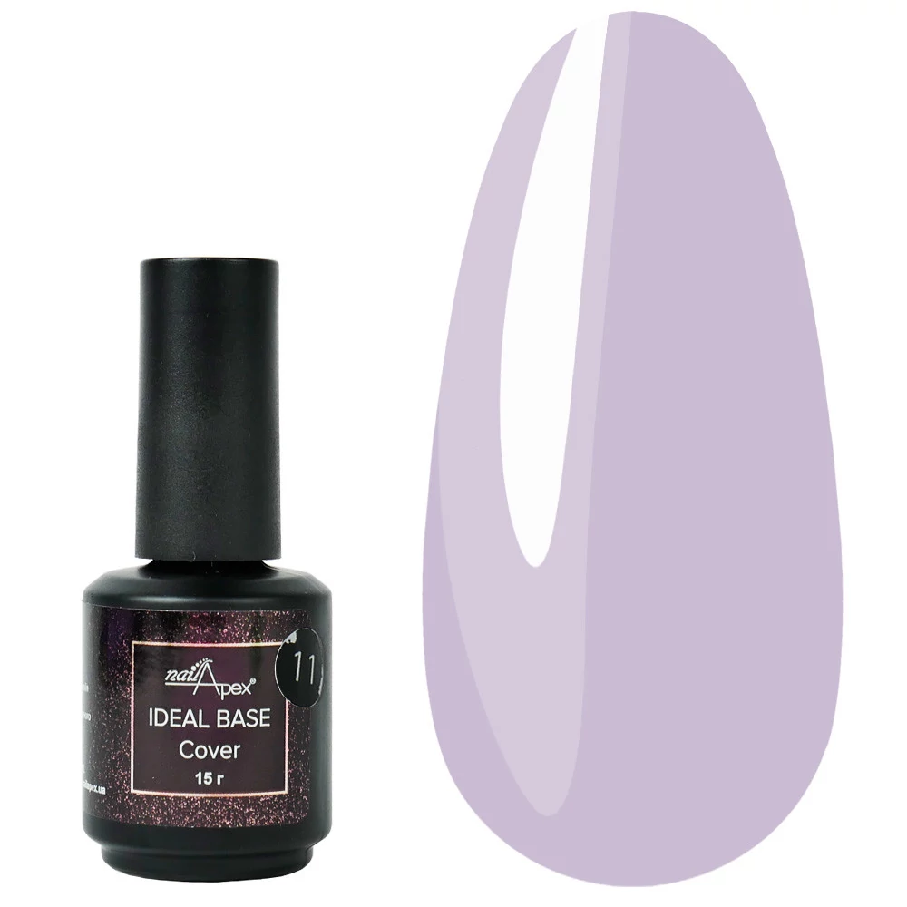 База NAILAPEX Ideal Base №11 камуфлирующая молочно-розового оттенка 15 мл (IDB11-15) - Фото №1