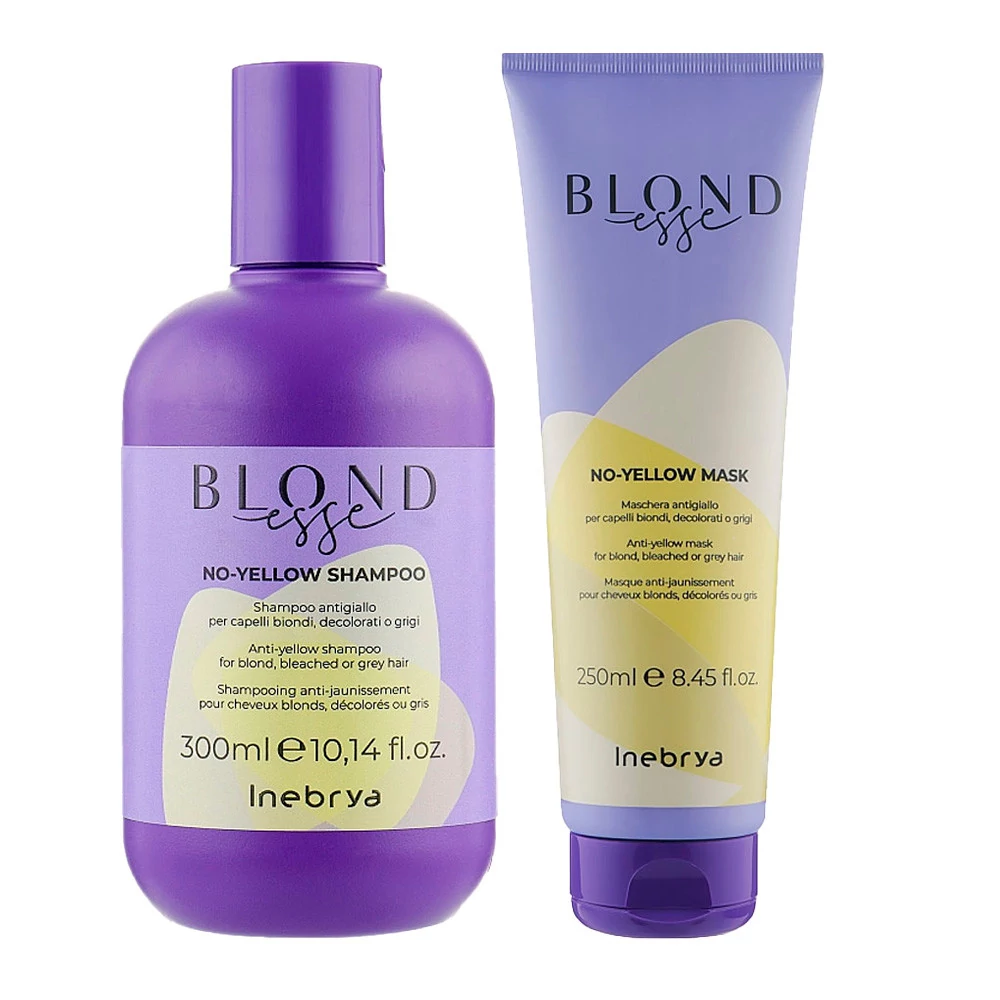 Набор косметики для волос INEBRYA Blondesse No-Yellow