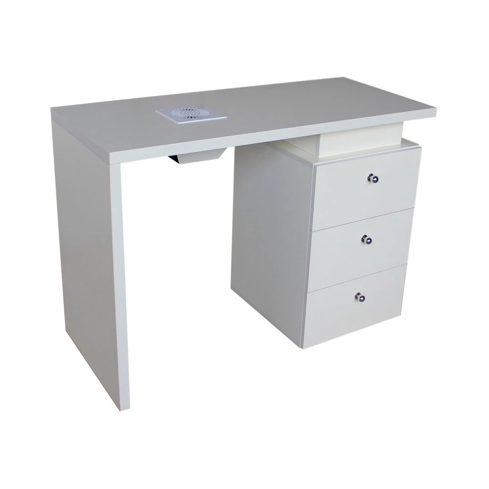 Маникюрный стол "Glossy" MAX (М114), белый