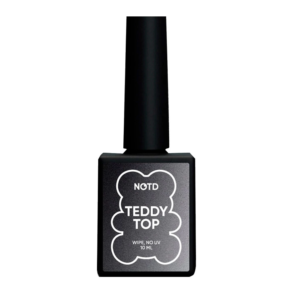 Топ NAILS OF THE DAY Matte TEDDY wipe матовый с липким слоем, без УФ-фильтров 10 мл (u0000018349) - Фото №1
