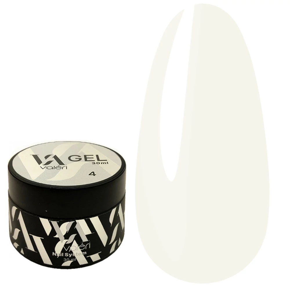 Гель для наращивания VALERI Builder Gel №04 Milk 30 мл (VBG-30-004) - Фото №1
