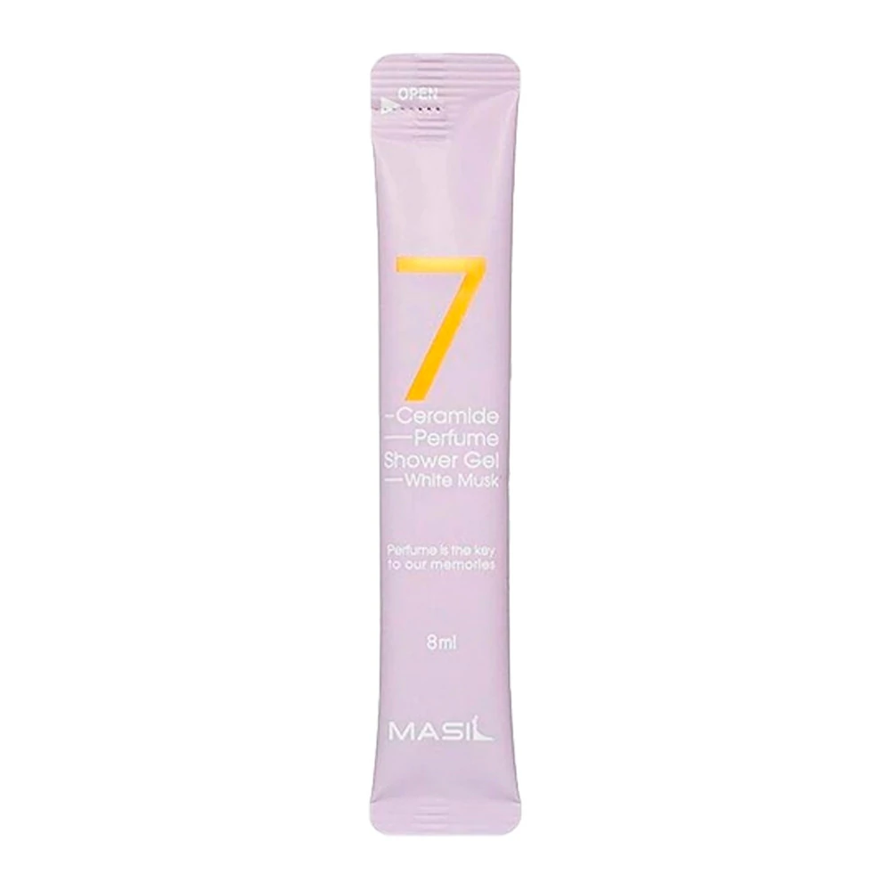 Гель MASIL для душа с керамидами с ароматом мускуса и жасмина Masil 7 Ceramide Perfume Shower Gel White Musk 8 мл