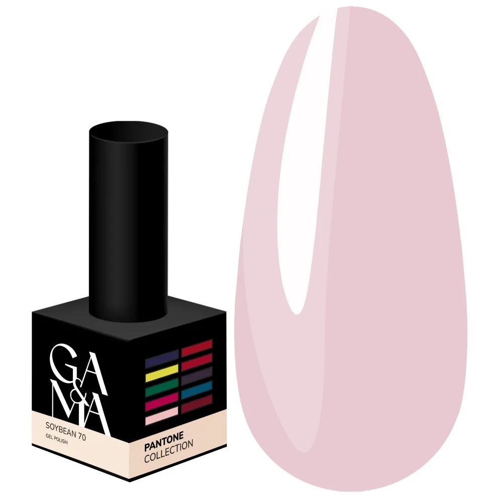 Гель-лак GA&MA Pantone collection №070 Soybean нежный кремовый 10 мл (7700314) - Фото №1